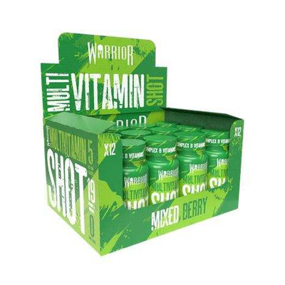 Warrior Multivitamin Shot, Mixed Berry - 12 x 60 ml.