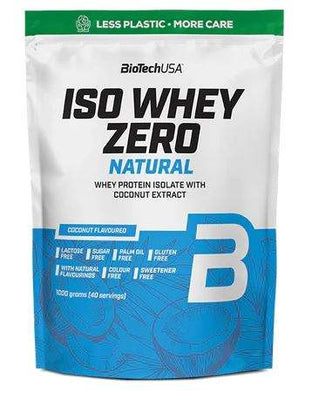 BioTechUSA Iso Whey Zero Natural, Coconut - 1000 grams