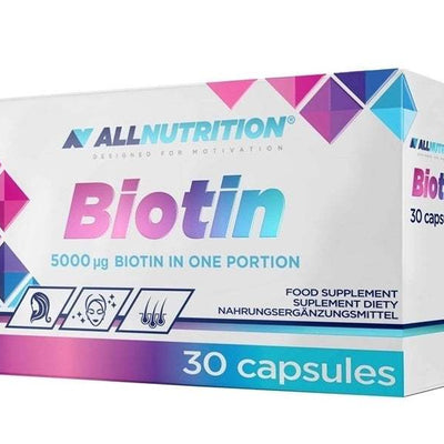 Allnutrition Biotin, 5000mcg - 30 caps