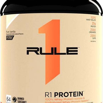 Rule One R1 Protein Naturally Flavored, Pure Vanilla - 1950 grams