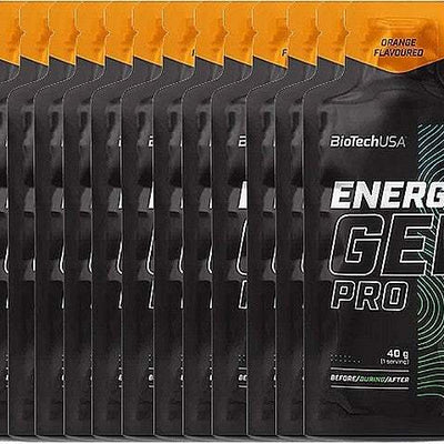 BioTechUSA Energy Gel Pro, Orange - 12 x 40g