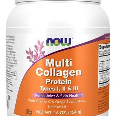 NOW Foods Multi Collagen Protein - 454 grams