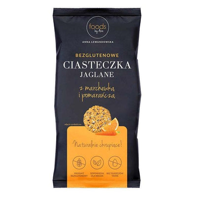 Levann Gluten Free Millet Cookies with Carrot and Orange - 6 x 100g