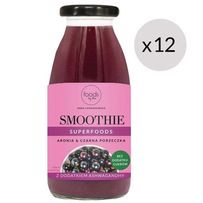 Levann Smoothie, Chokeberry & Blackcurrant - 12 x 250 ml.