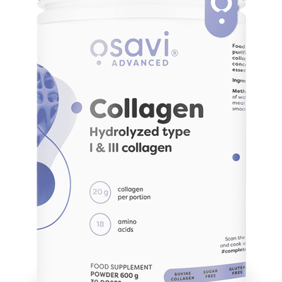 Osavi Collagen Peptides - Hydrolyzed Type 1 & 3 - 600 grams