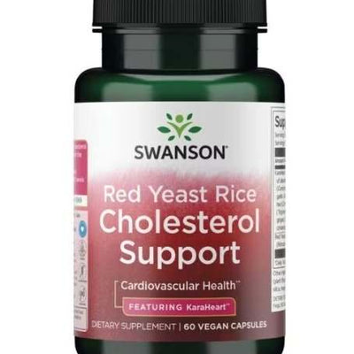 Swanson Red Yeast Rice Cholesterol Support - 60 vcaps