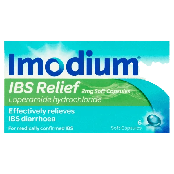 Imodium IBS Relief Capsules 2mg Pack of 6 - welzo