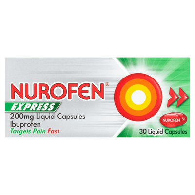Nurofen Express Liquid Capsules Pack of 30 - welzo