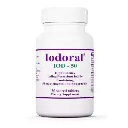 Optimox Corporation High Potency Iodine/Potassium Iodide 50mg 30 Tablets