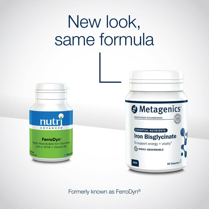 Ferrodyn Iron, Folate & B6, 60 κάψουλες - Nutri Advanced