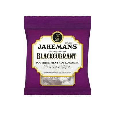 Jakemans Cough Sweets Blackcurrant Menthol 73g - welzo