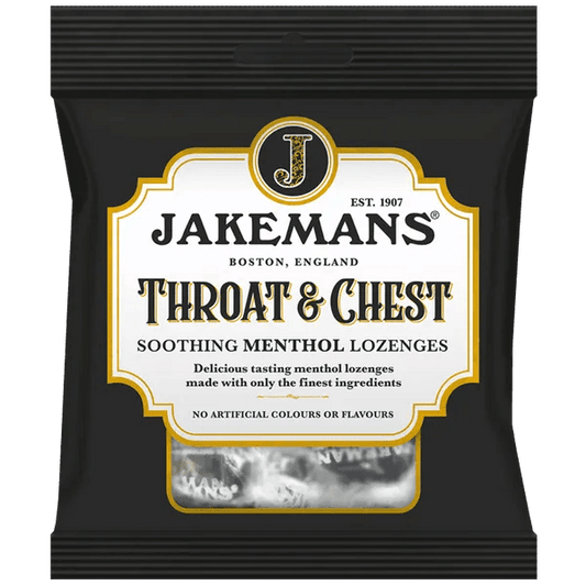 Jakemans Cough Sweets Throat & Chest Menthol - welzo