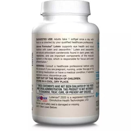 Jarrow Formulas lutein 20mg & zeaxanthin 4mg