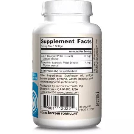 Jarrow Formulas lutein 20mg & zeaxanthin 4mg