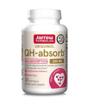 Jarrow Formulas Ubiquinol QHAbsorb 200mg 30 Softgels