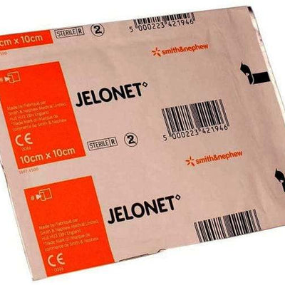 Jelonet Paraffin Gauze Dressing Normal Loading 10cm x 10cm - welzo