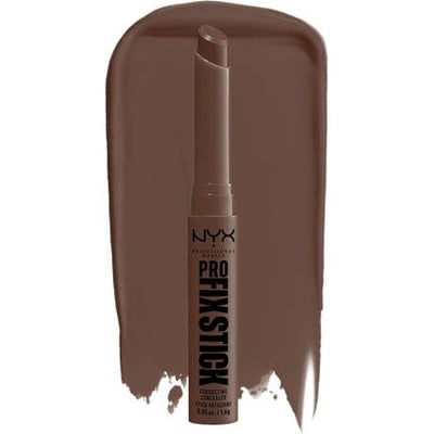 NYX Professional Makeup Correcting Concealer Stick Covers Blemishes Dark Spots Discoloration 12H Wear Vegan Formula Pro Fix Stick Deep Walnut 17 Deep Walnut