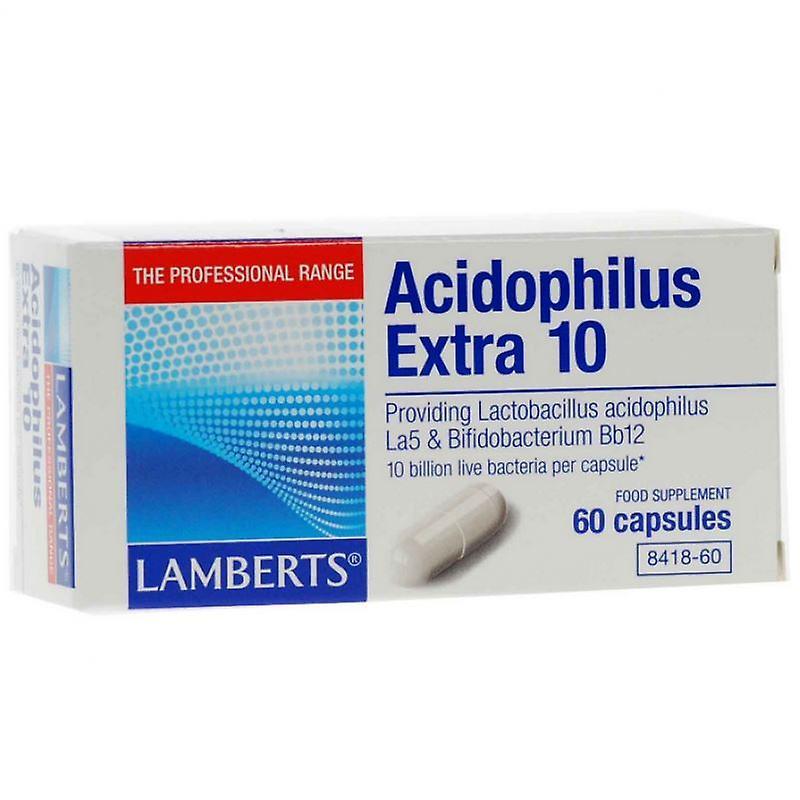 Lamberts Acidophilus Extra 10 Capsules Pack of 60 - welzo