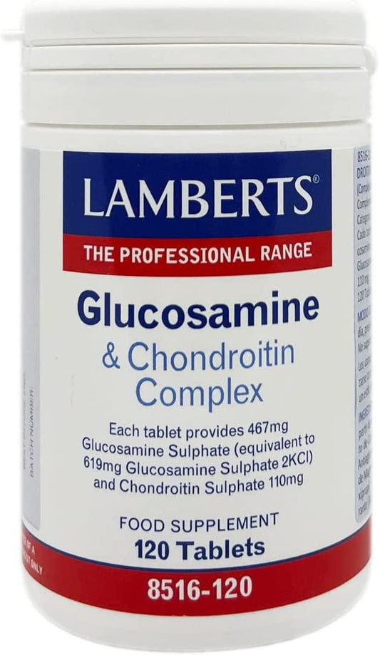 Lamberts Glucosamine & Chondroitin Complex Tablets Pack of 120 - welzo