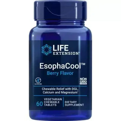 Life Extension EsophaCool 60 Chewable Berry Tablets