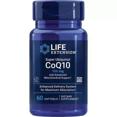 Разширение на живота Super Ubiquinol CoQ10 с подобрена митохондриална поддръжка