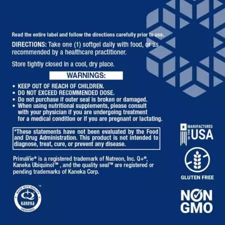 Разширение на живота Super Ubiquinol CoQ10 с подобрена митохондриална поддръжка