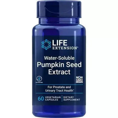 Life Extension WaterSoluble Pumpkin Seed Extract 60 Vegetarian Capsules