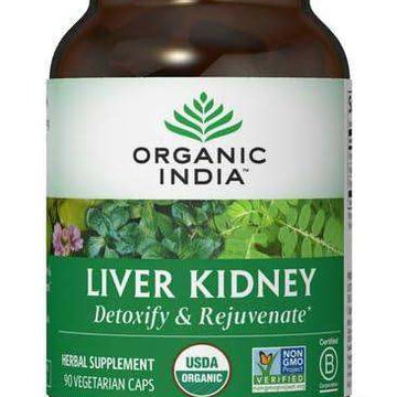 Liver Kidney (90 Capsules) - Organic India - EMER - welzo