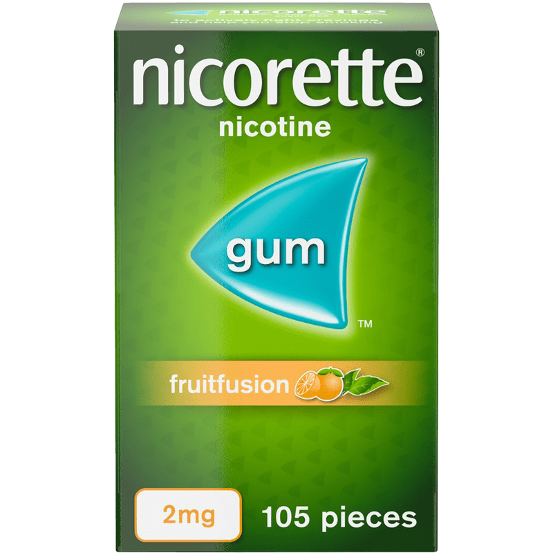 Nicorette? Fruitfusion 2mg Gum Nicotine 105 Pieces (Stop Smoking Aid) - welzo