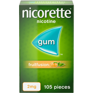 Nicorette? Fruitfusion 2mg Gum Nicotine 105 Pieces (Stop Smoking Aid) - welzo