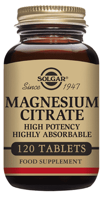 Magnesium Citrate - 120 Tablets - Solgar - welzo