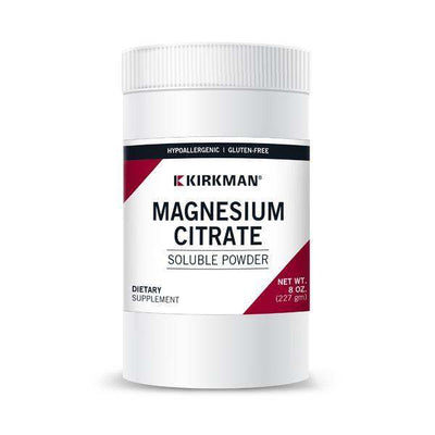Magnesium Citrate Soluble Powder (Hypoallergenic), 227g - Kirkman Laboratories - welzo