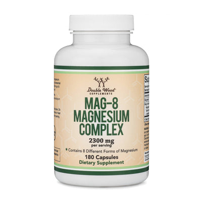 Double Wood Magnesium Complex (Mag-8) - 180 x 436 mg capsules - Welzo