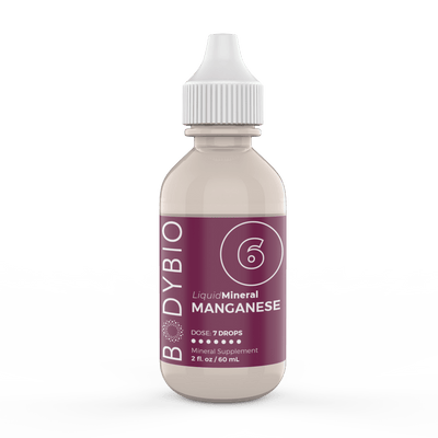 Manganese #6 Liquid Mineral - 2 oz - BodyBio - welzo
