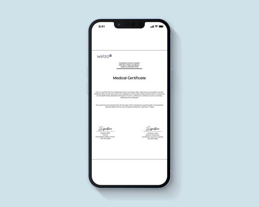 Marathon Medical Certificate - welzo