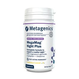 Metagenics MegaMag Night Plus Magnesium Powder – 30 porcí