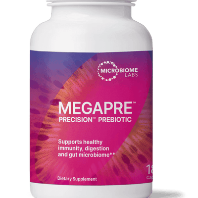 MegaPre Precision Prebiotic (180 capsules) - Microbiome Labs - welzo