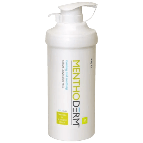 Menthoderm 2% Menthol in Aqueous Cream Pump 500g