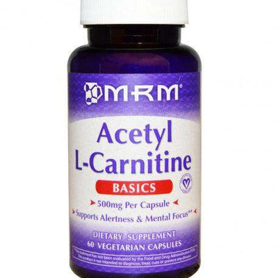 MRM, Acetyl L-Carnitine, 500 mg, 60 Veggie Caps - welzo