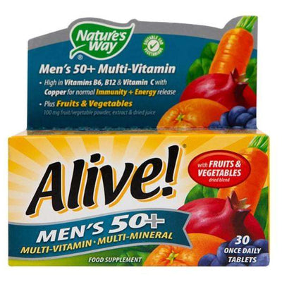 Nature's Way Alive! Men's 50+ Multi-Vitamin - welzo