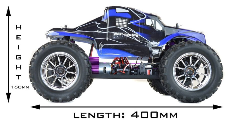 Bug Crusher 2.4G Електрически RC Monster Truck