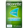 Nicorette Icy White Gum Nicotine (Stop Smoking Aid) - welzo