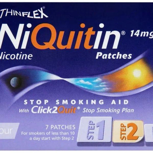 Niquitin 14mg Patches Original Step 2 Pack of 7 - welzo