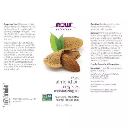 Ahora alimentos aceite de almendra dulce