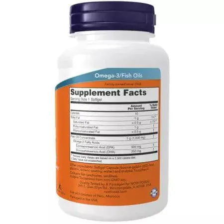 Maintenant aliments ultra oméga 3D softgels