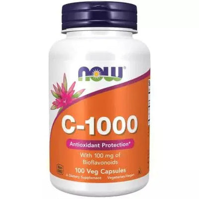 Teraz żywność witamina C1000 z 100 mg bioflawonoidów