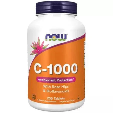 Maintenant aliments vitamine C1,000 avec des hanches et des bioflavonoïdes roses
