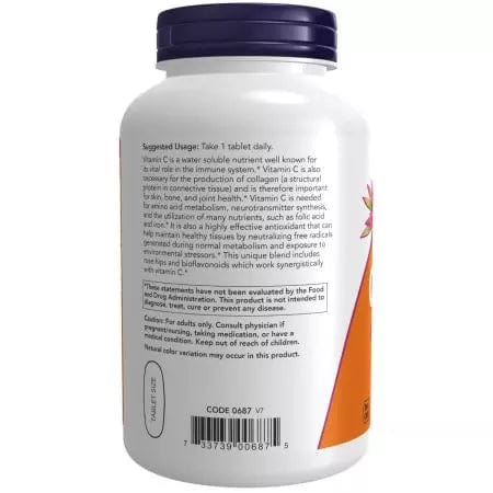 Maintenant aliments vitamine C1,000 avec des hanches et des bioflavonoïdes roses