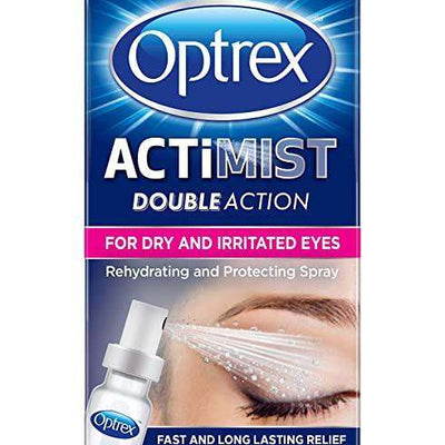 Optrex Actimist Double Action Spray for Dry and Irritated Eyes 10ml - welzo
