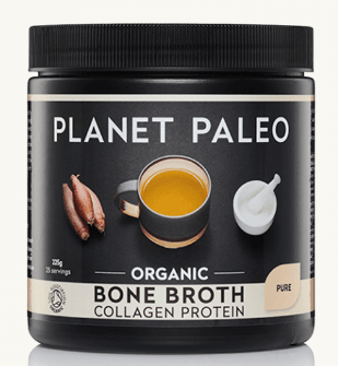 Organic Bone Broth Collagen Protein 225g – Planet Paleo - welzo